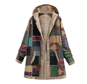 Loujoliwax™ Vintage patchwork coat